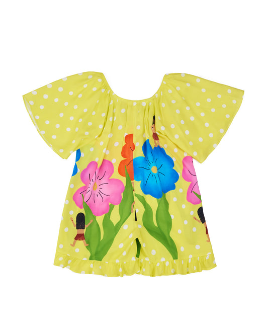 Neon Flower Romper